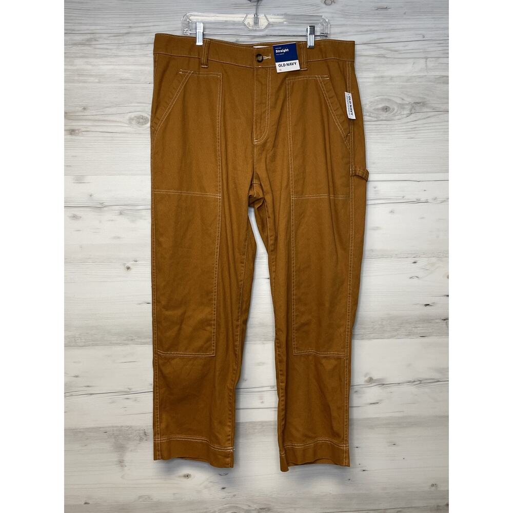 Old Navy Women's Carpenter Pants in Brown